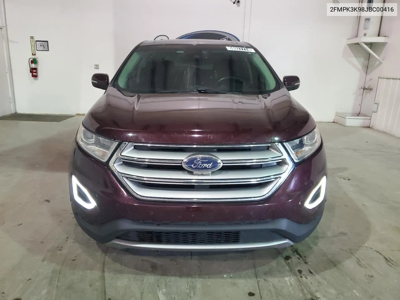 2018 Ford Edge Titanium VIN: 2FMPK3K98JBC00416 Lot: 68027774