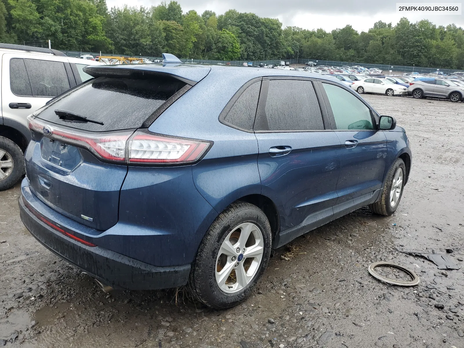 2018 Ford Edge Se VIN: 2FMPK4G90JBC34560 Lot: 68076624