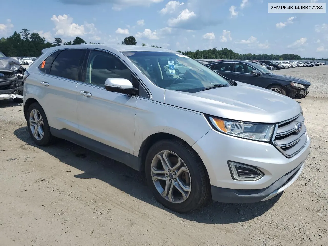 2018 Ford Edge Titanium VIN: 2FMPK4K94JBB07284 Lot: 68730184