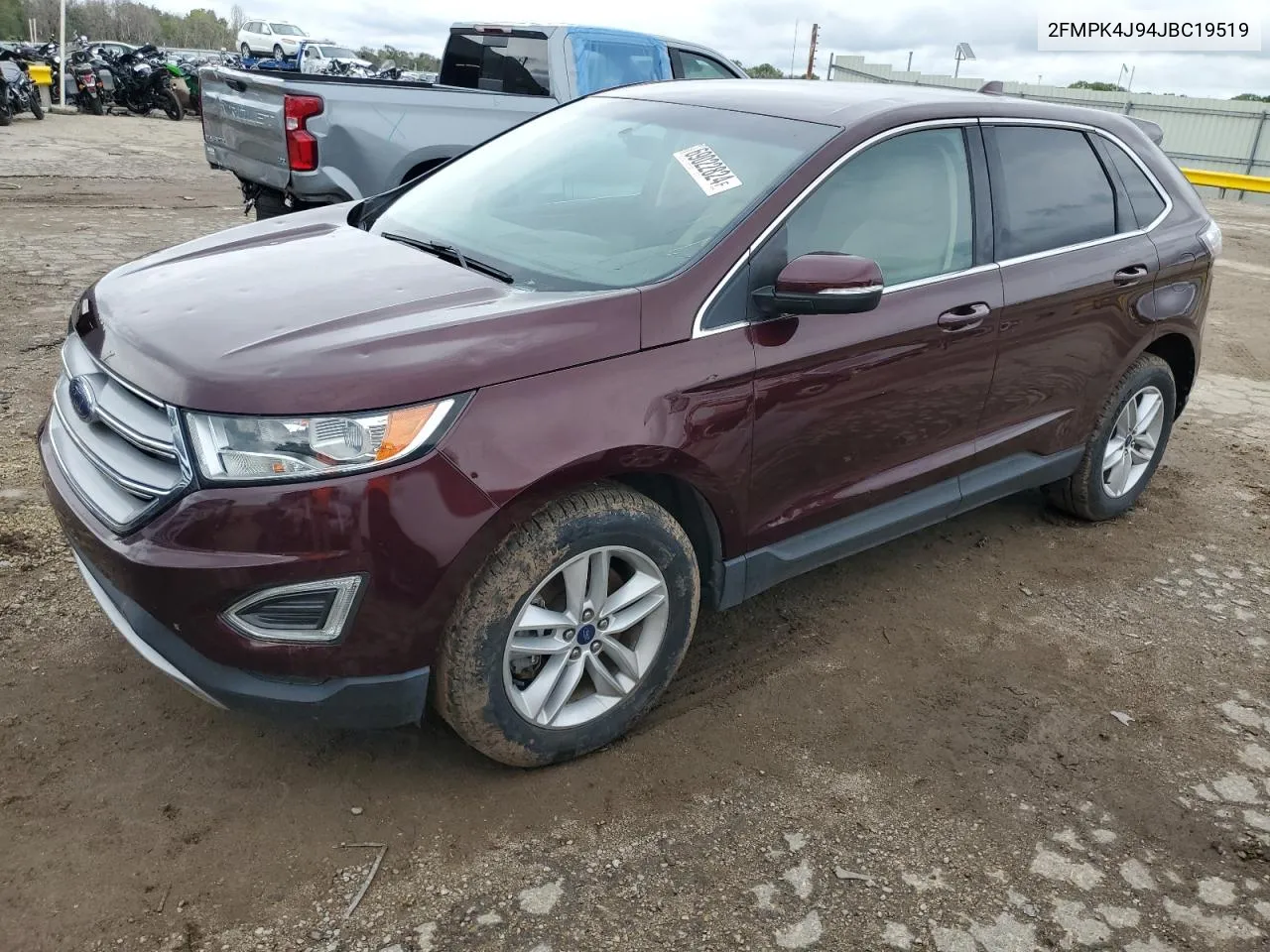 2018 Ford Edge Sel VIN: 2FMPK4J94JBC19519 Lot: 69022824