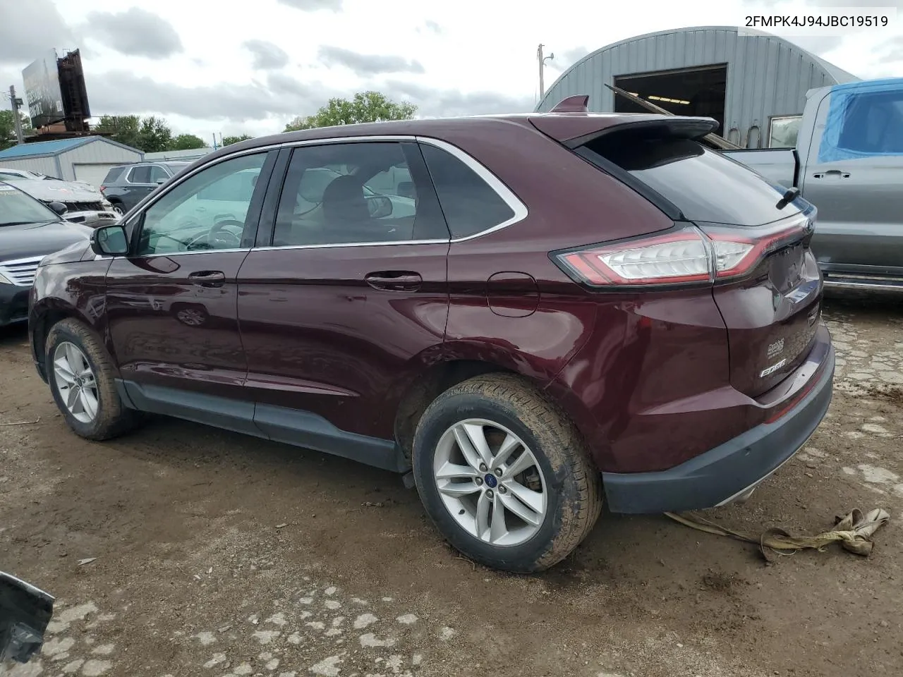 2018 Ford Edge Sel VIN: 2FMPK4J94JBC19519 Lot: 69022824