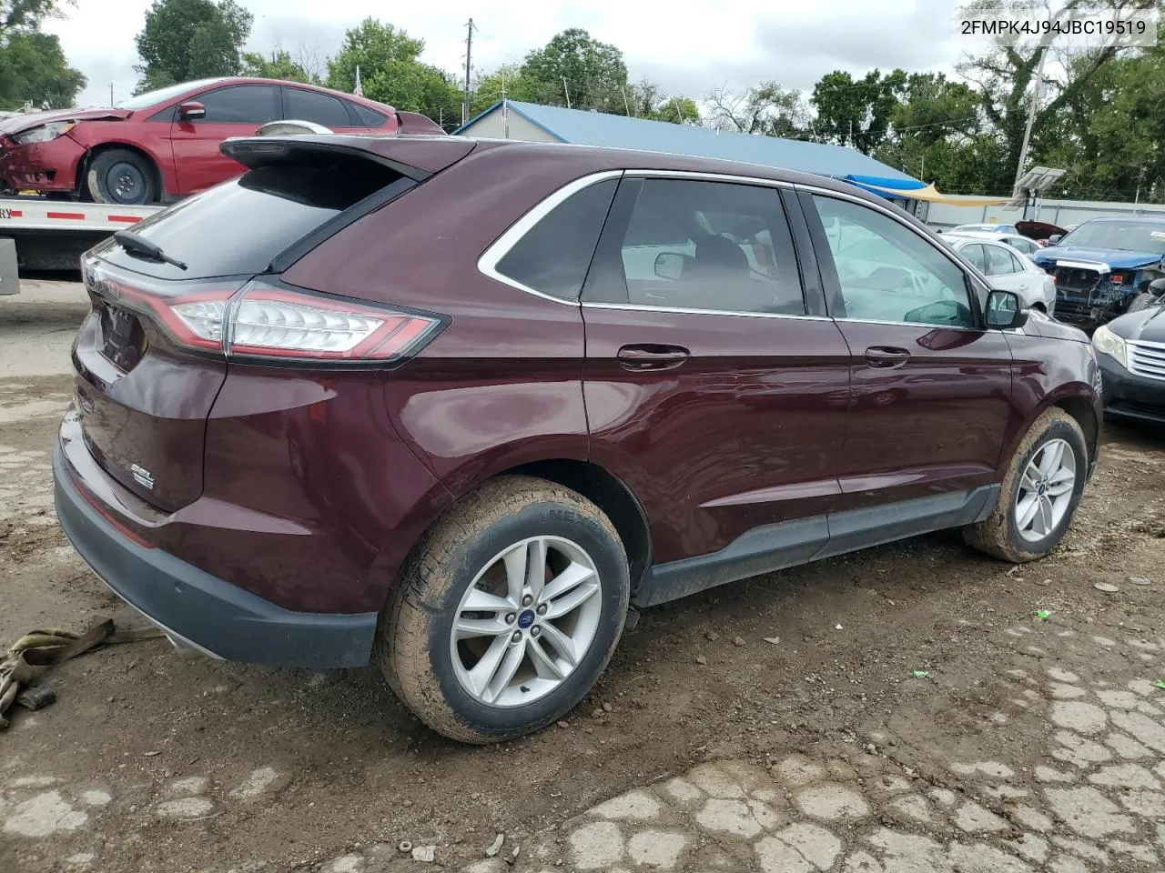 2018 Ford Edge Sel VIN: 2FMPK4J94JBC19519 Lot: 69022824