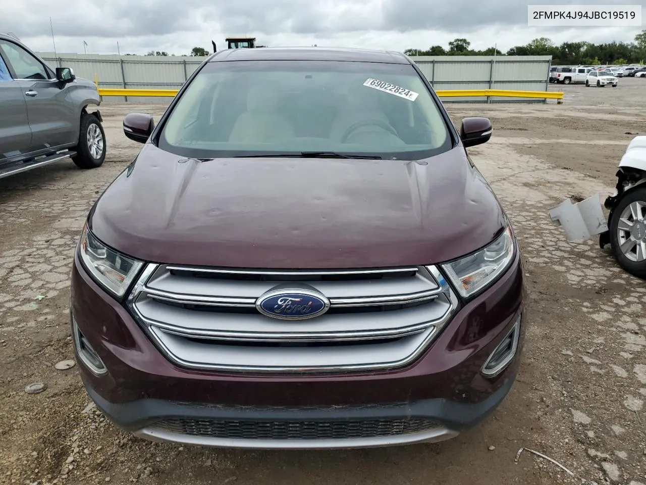 2018 Ford Edge Sel VIN: 2FMPK4J94JBC19519 Lot: 69022824