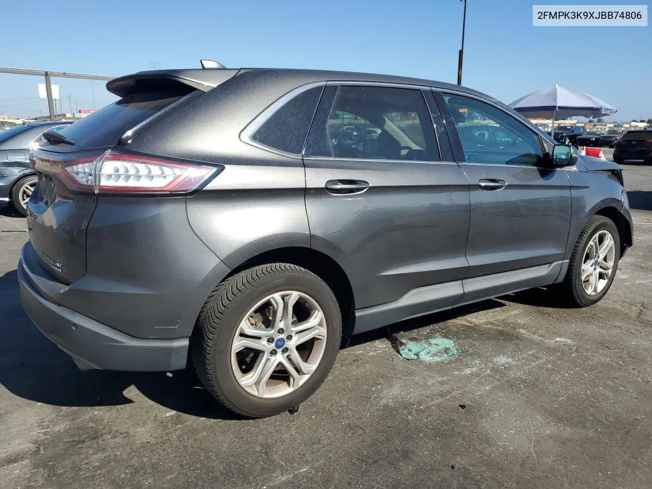 2FMPK3K9XJBB74806 2018 Ford Edge Titanium