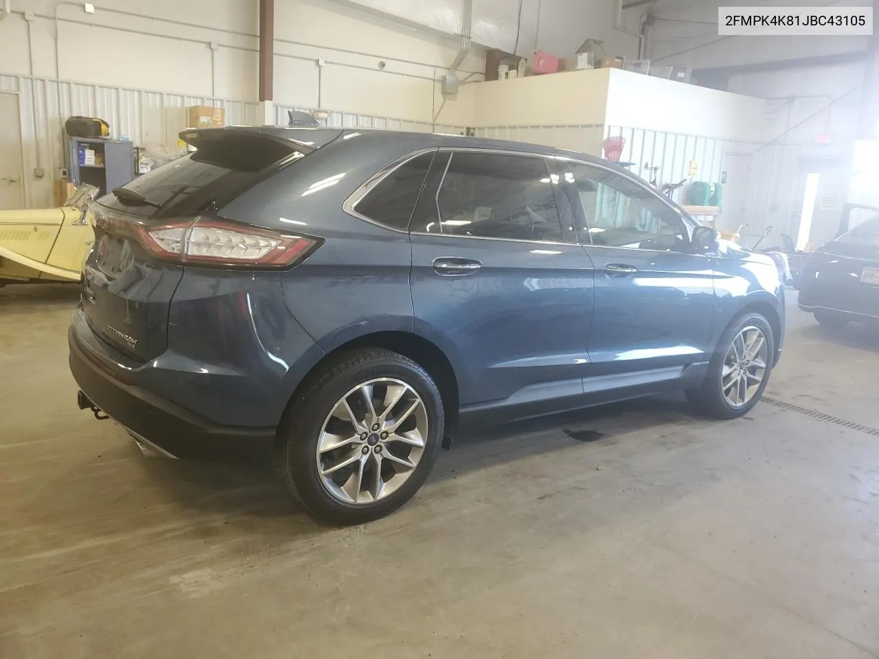 2018 Ford Edge Titanium VIN: 2FMPK4K81JBC43105 Lot: 69256414