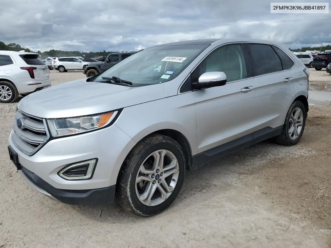 2018 Ford Edge Titanium VIN: 2FMPK3K96JBB41897 Lot: 69395134