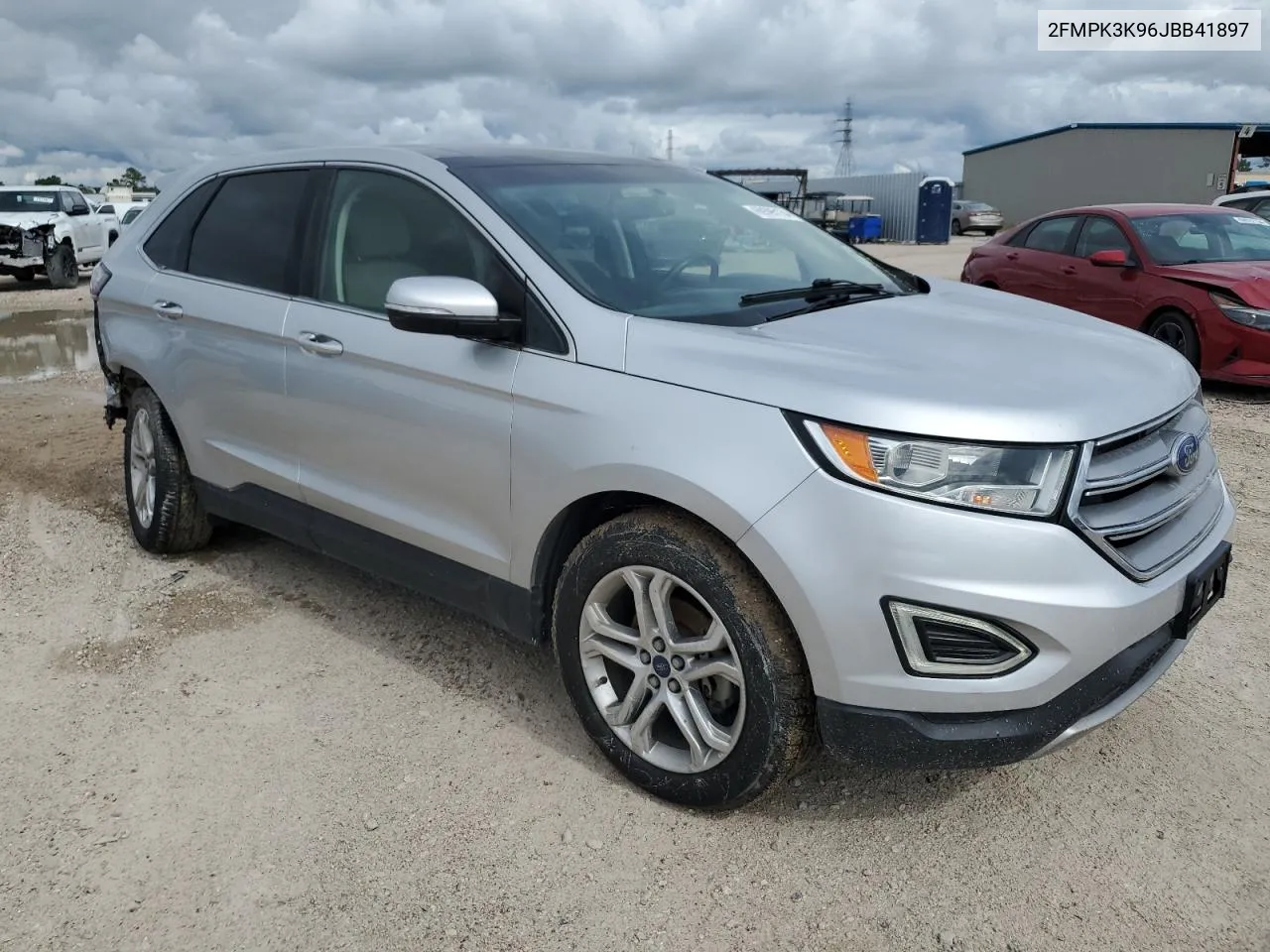 2018 Ford Edge Titanium VIN: 2FMPK3K96JBB41897 Lot: 69395134