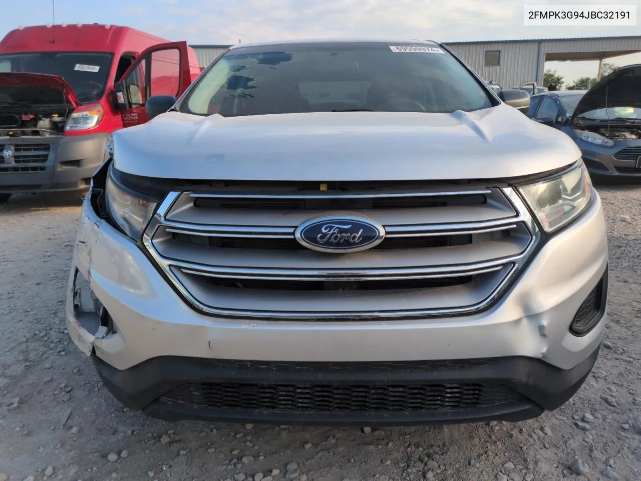 2018 Ford Edge Se VIN: 2FMPK3G94JBC32191 Lot: 69590974