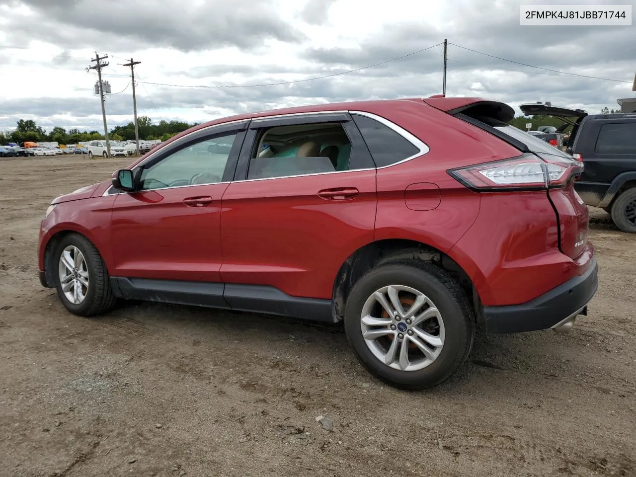 2018 Ford Edge Sel VIN: 2FMPK4J81JBB71744 Lot: 69664164