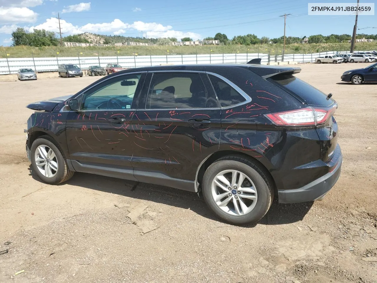 2018 Ford Edge Sel VIN: 2FMPK4J91JBB24559 Lot: 69999494