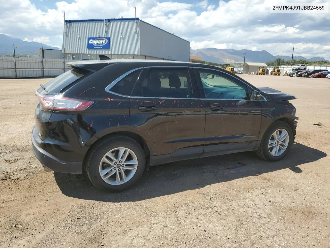 2018 Ford Edge Sel VIN: 2FMPK4J91JBB24559 Lot: 69999494