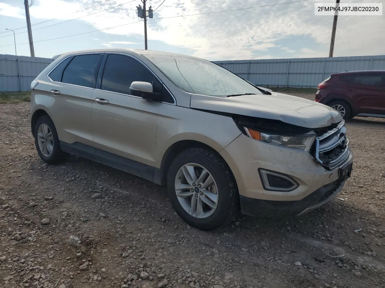 2018 Ford Edge Sel VIN: 2FMPK4J97JBC20230 Lot: 70233084