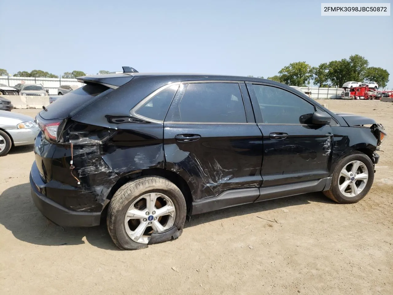 2018 Ford Edge Se VIN: 2FMPK3G98JBC50872 Lot: 70310104