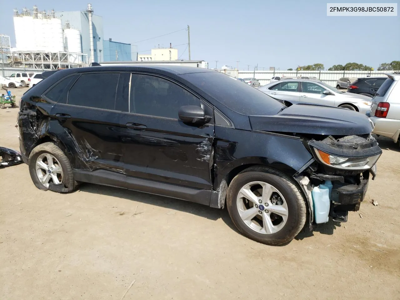 2018 Ford Edge Se VIN: 2FMPK3G98JBC50872 Lot: 70310104