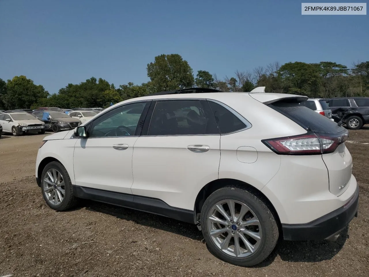 2018 Ford Edge Titanium VIN: 2FMPK4K89JBB71067 Lot: 70382604