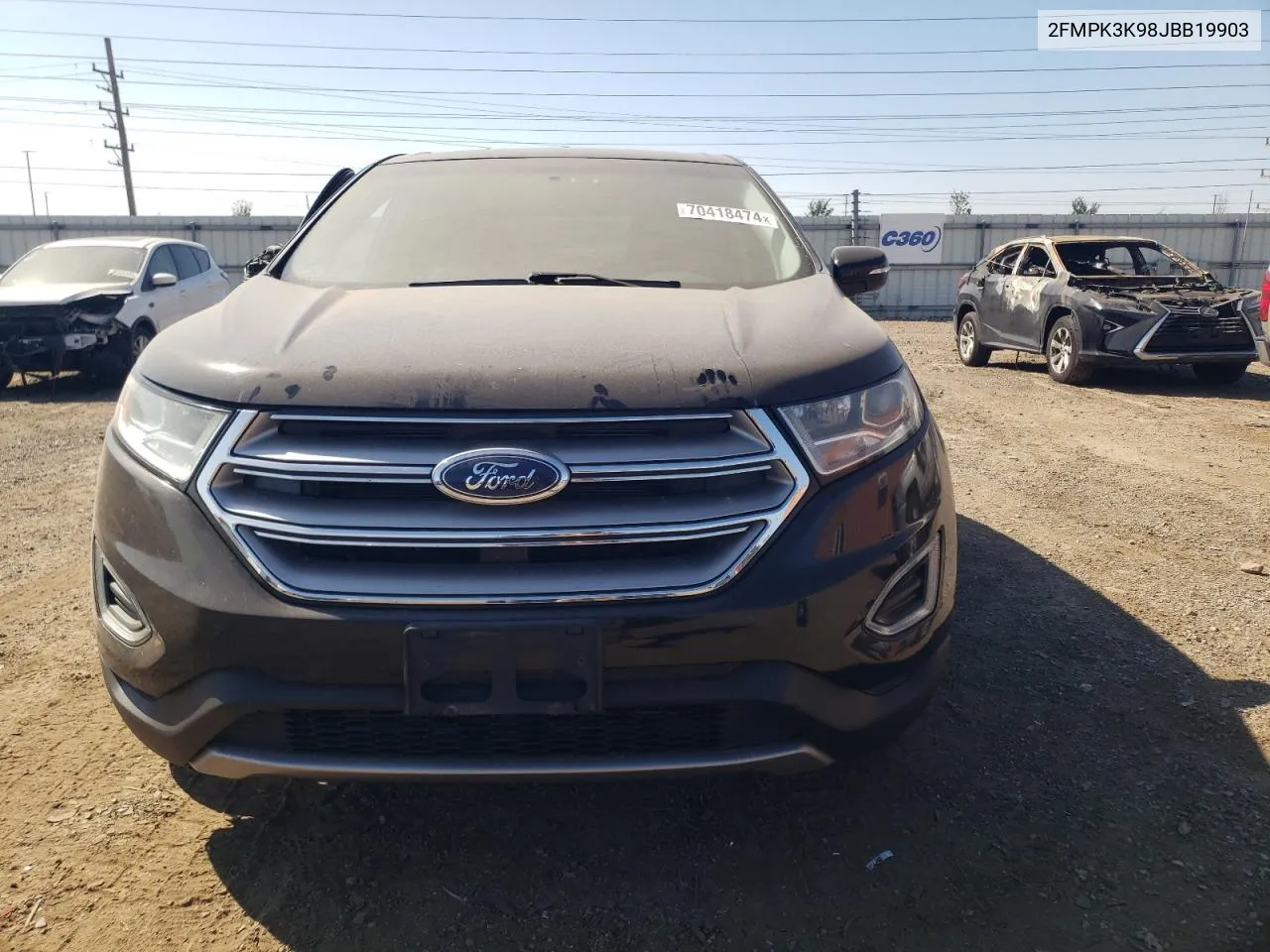 2FMPK3K98JBB19903 2018 Ford Edge Titanium