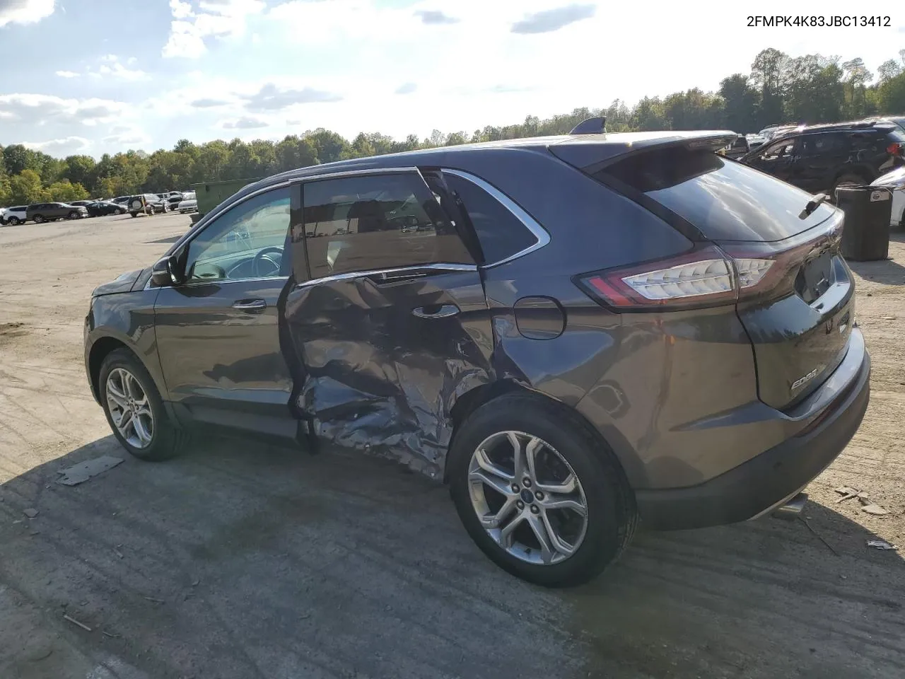 2018 Ford Edge Titanium VIN: 2FMPK4K83JBC13412 Lot: 70432194