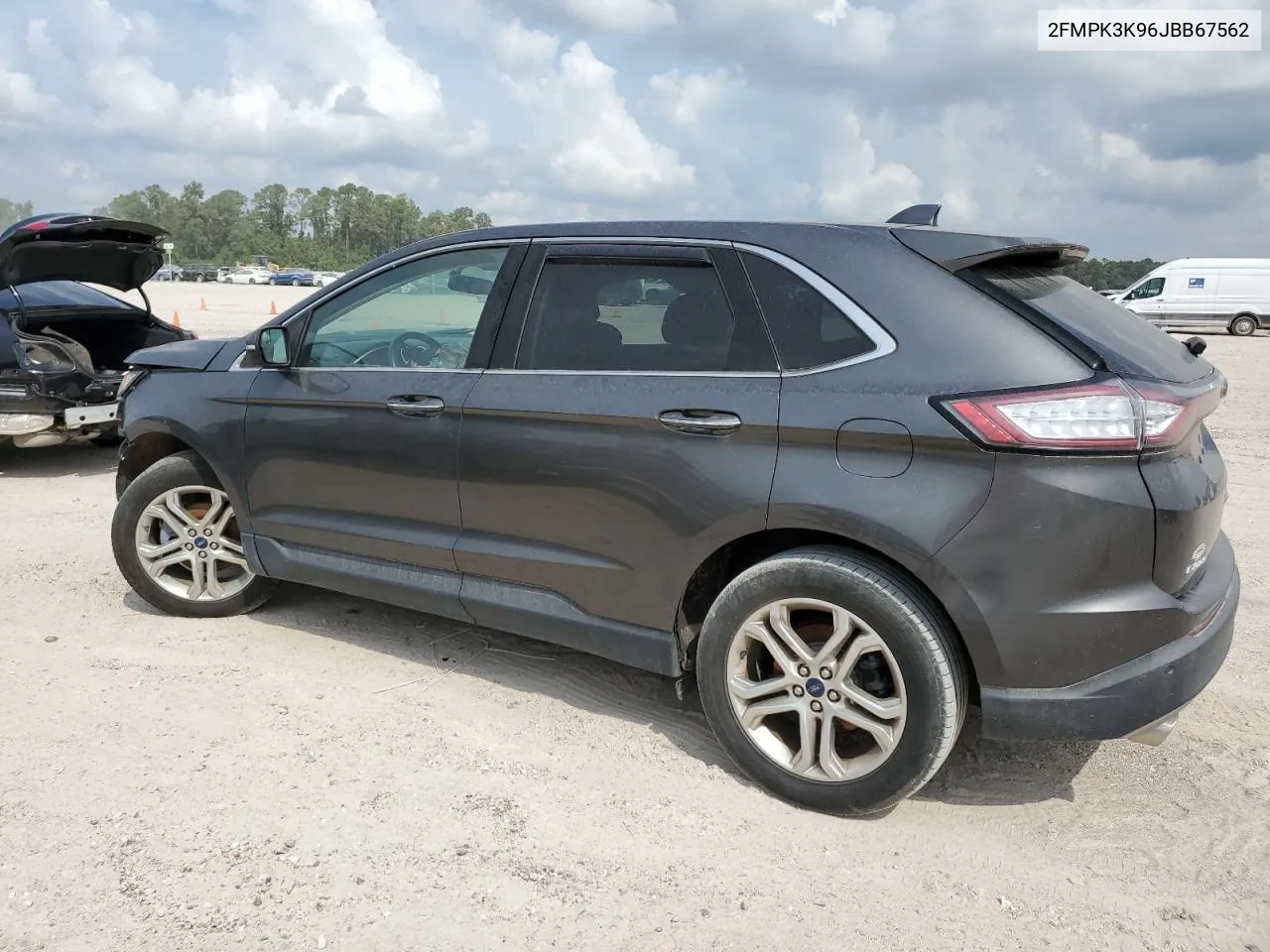 2018 Ford Edge Titanium VIN: 2FMPK3K96JBB67562 Lot: 70539474