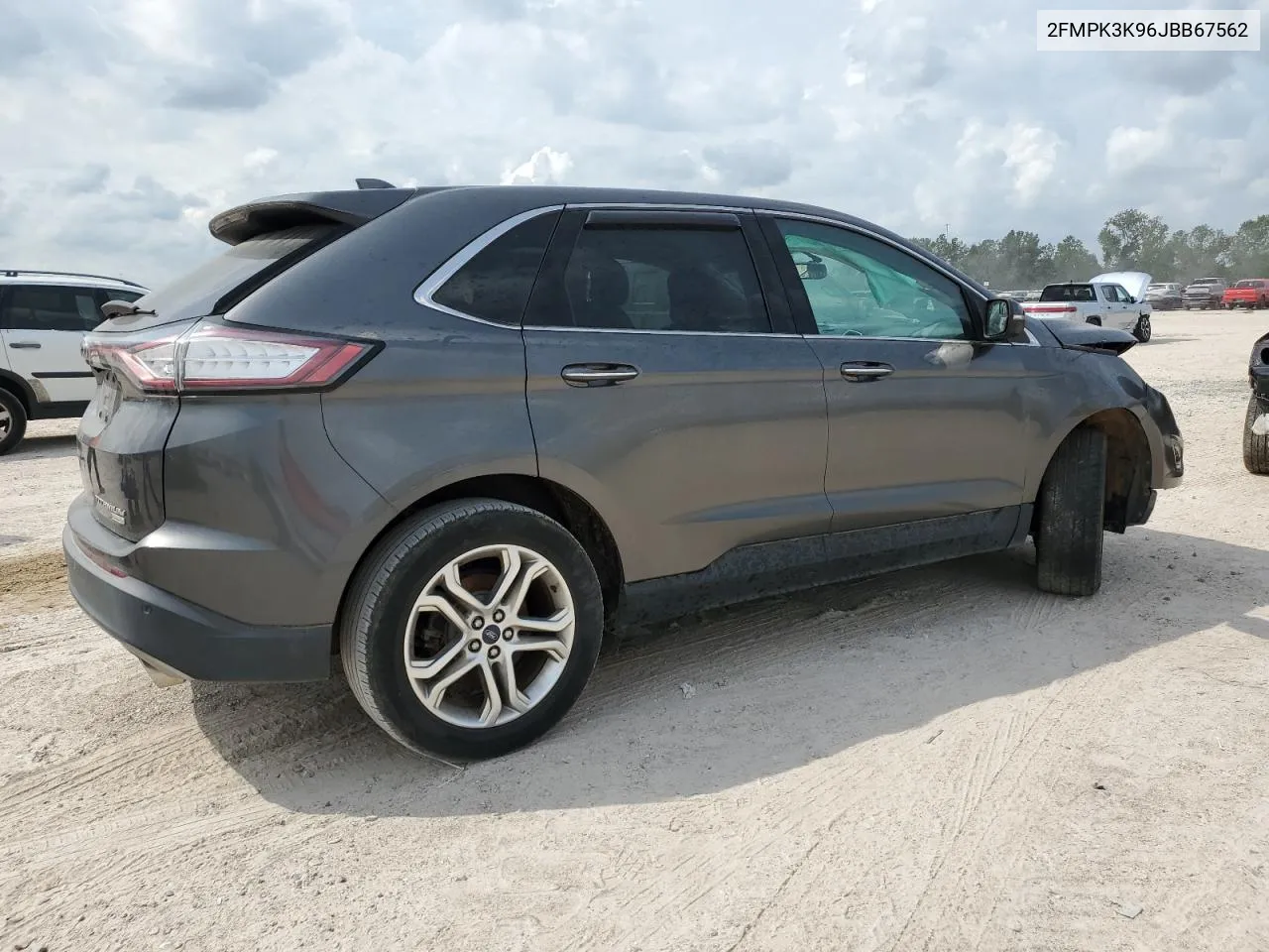 2018 Ford Edge Titanium VIN: 2FMPK3K96JBB67562 Lot: 70539474