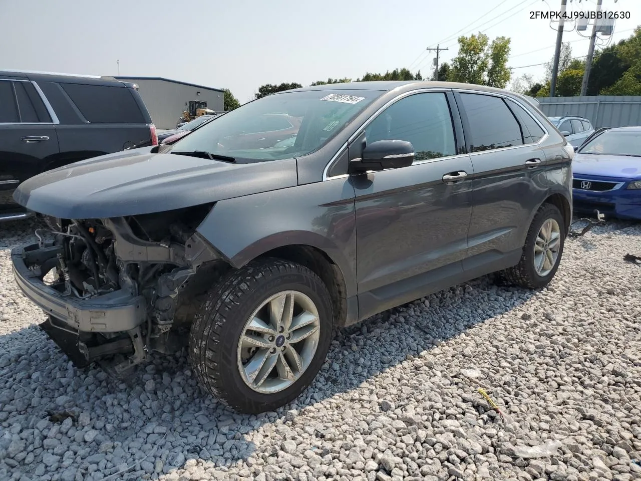 2018 Ford Edge Sel VIN: 2FMPK4J99JBB12630 Lot: 70581764