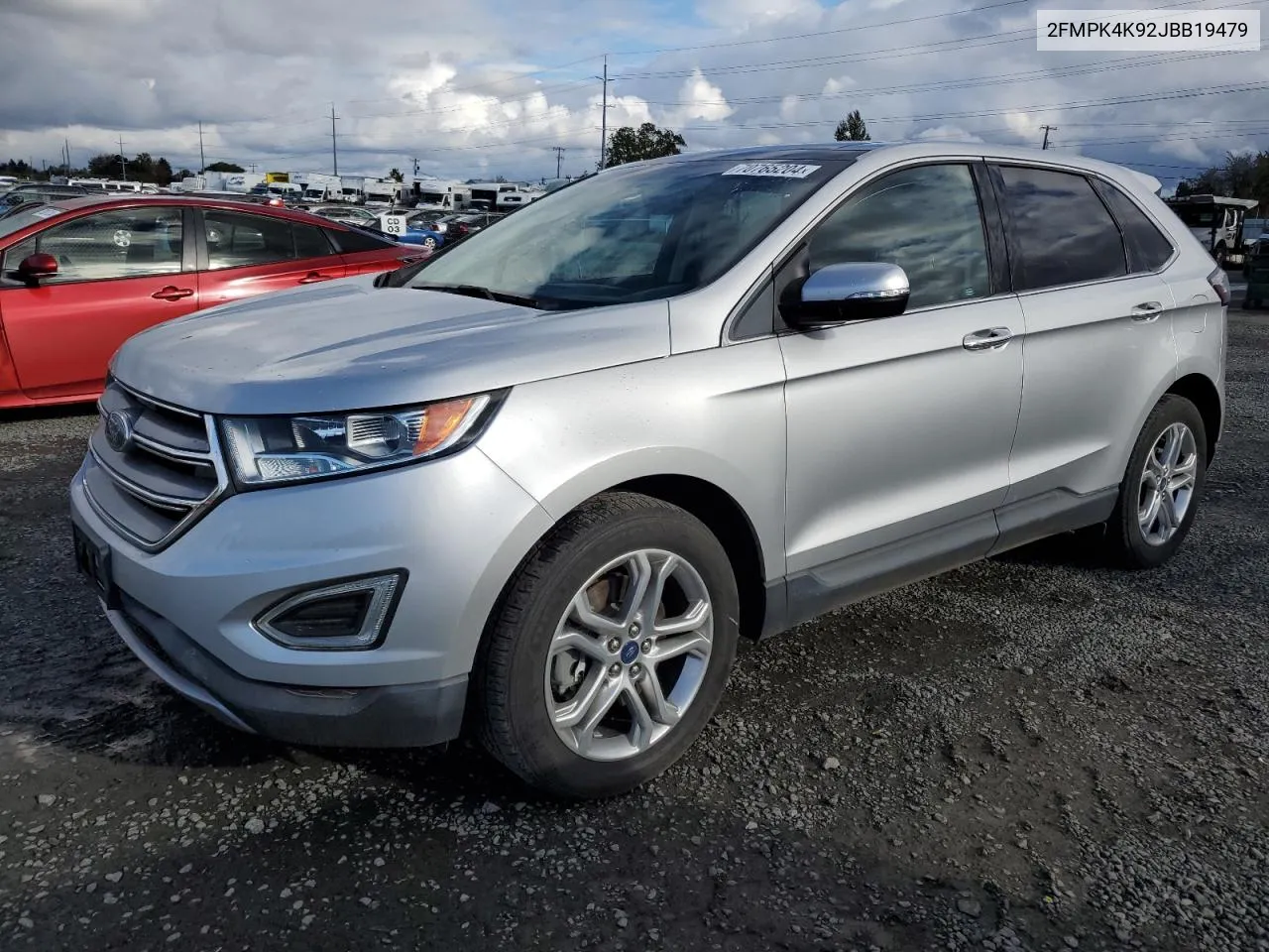 2018 Ford Edge Titanium VIN: 2FMPK4K92JBB19479 Lot: 70765204