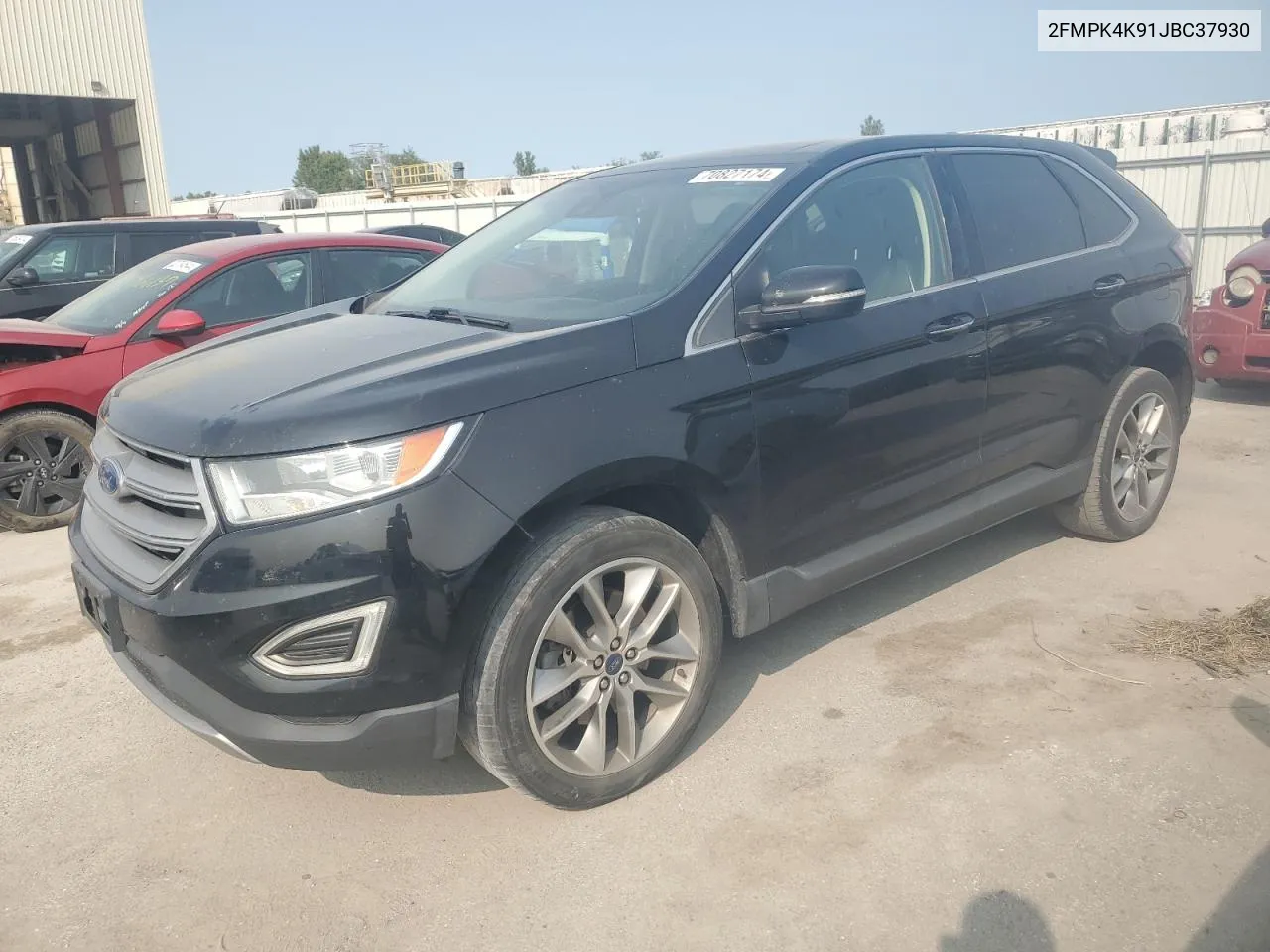 2018 Ford Edge Titanium VIN: 2FMPK4K91JBC37930 Lot: 70827174