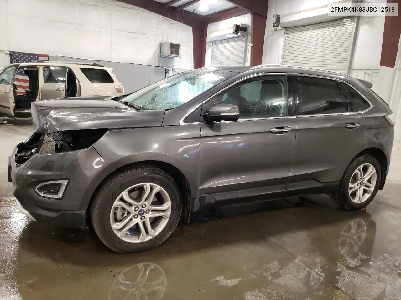 2018 Ford Edge Titanium VIN: 2FMPK4K83JBC12518 Lot: 71442874