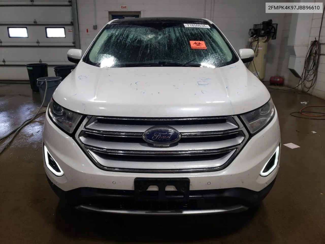 2018 Ford Edge Titanium VIN: 2FMPK4K97JBB96610 Lot: 71850634