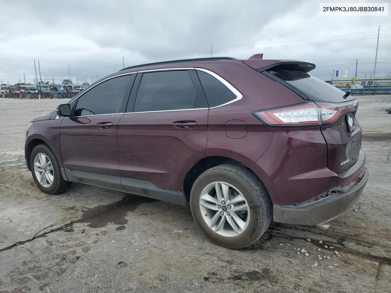 2018 Ford Edge Sel VIN: 2FMPK3J80JBB30841 Lot: 72029934