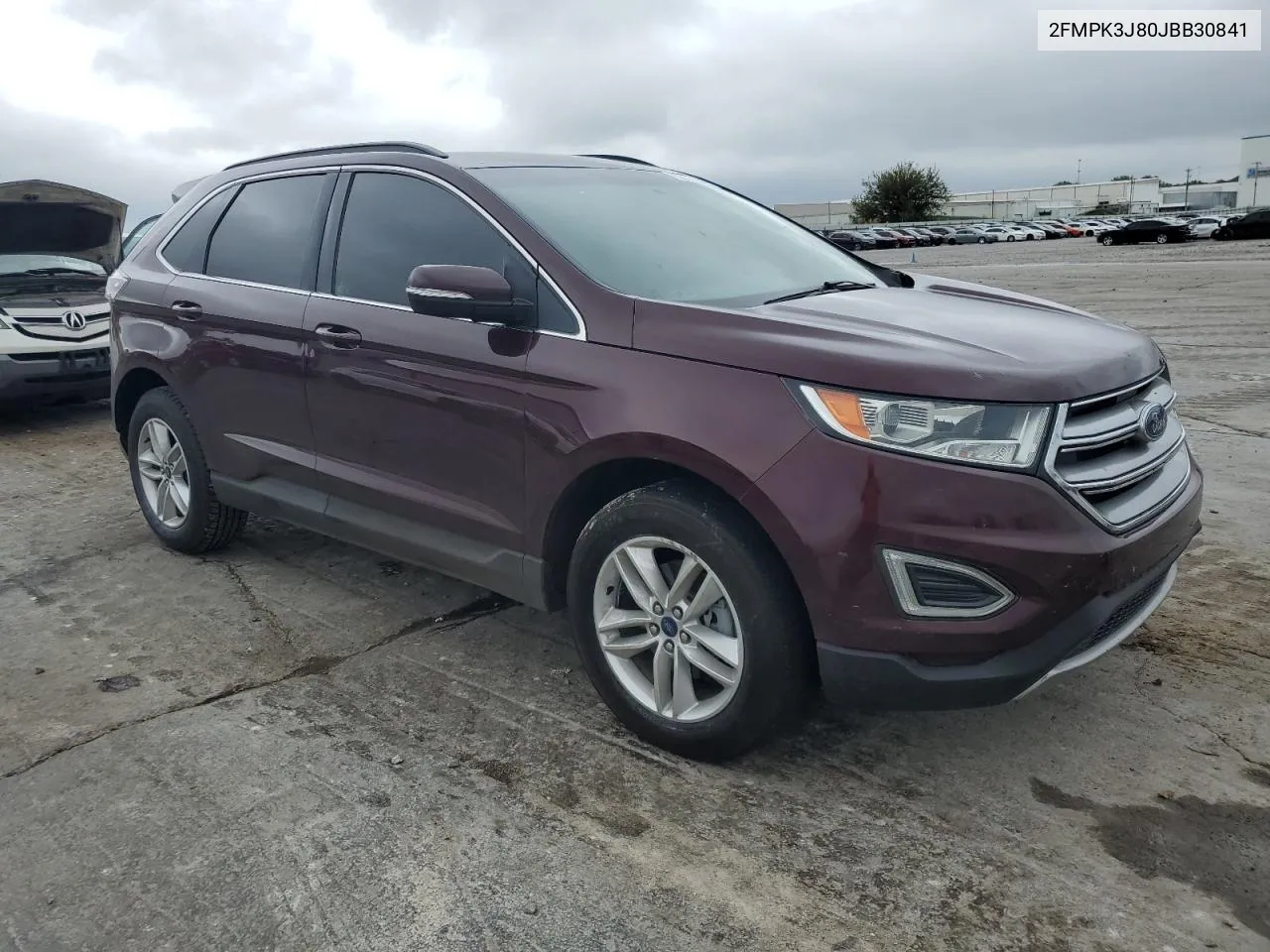 2018 Ford Edge Sel VIN: 2FMPK3J80JBB30841 Lot: 72029934