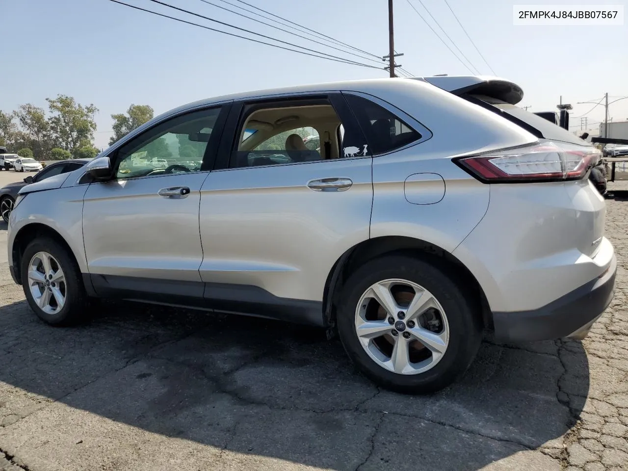 2018 Ford Edge Sel VIN: 2FMPK4J84JBB07567 Lot: 72042354