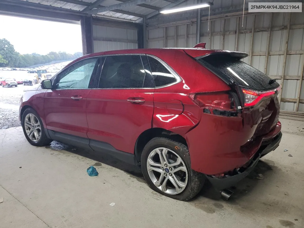 2018 Ford Edge Titanium VIN: 2FMPK4K94JBC21964 Lot: 72129704