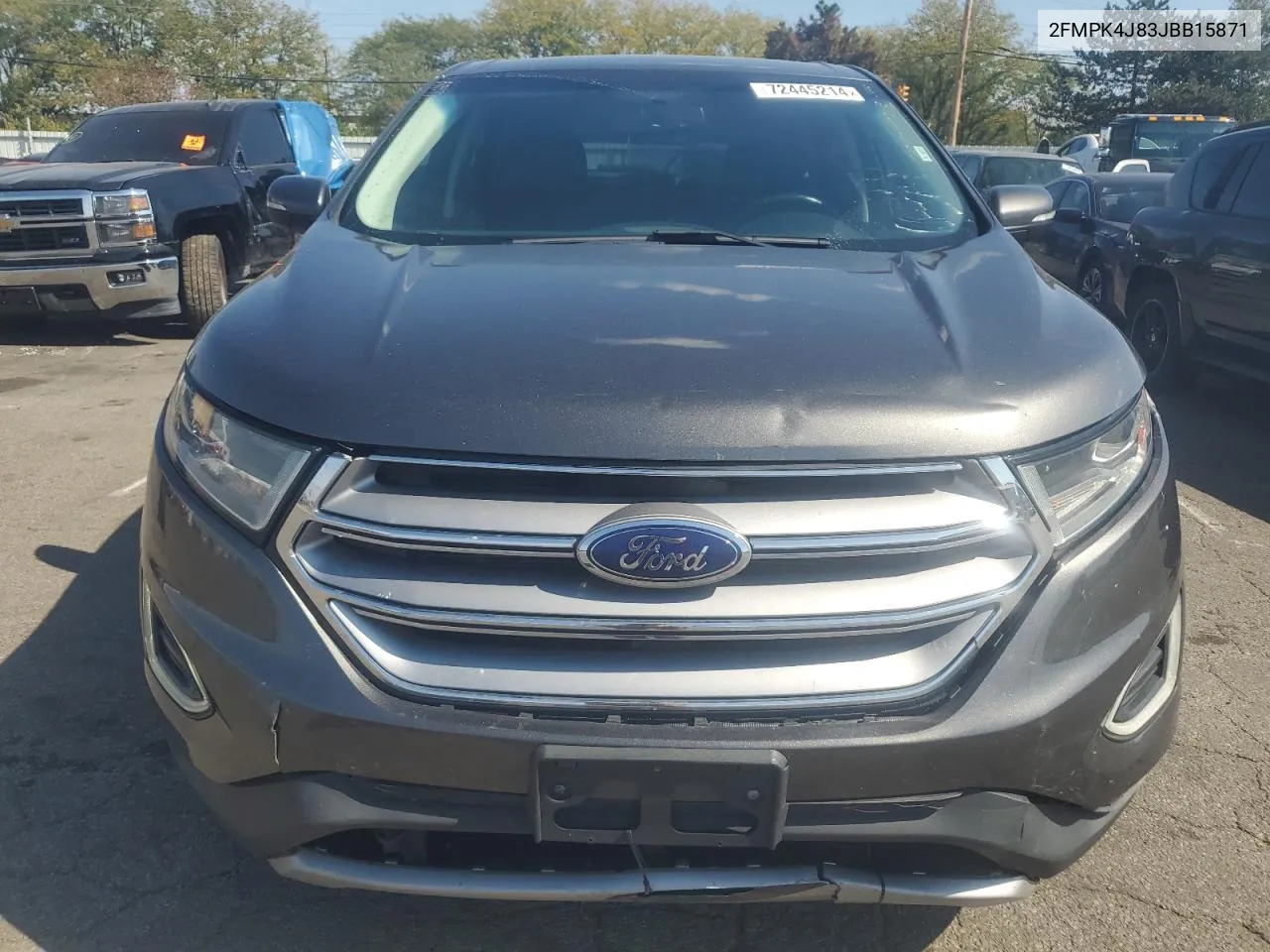 2018 Ford Edge Sel VIN: 2FMPK4J83JBB15871 Lot: 72445214