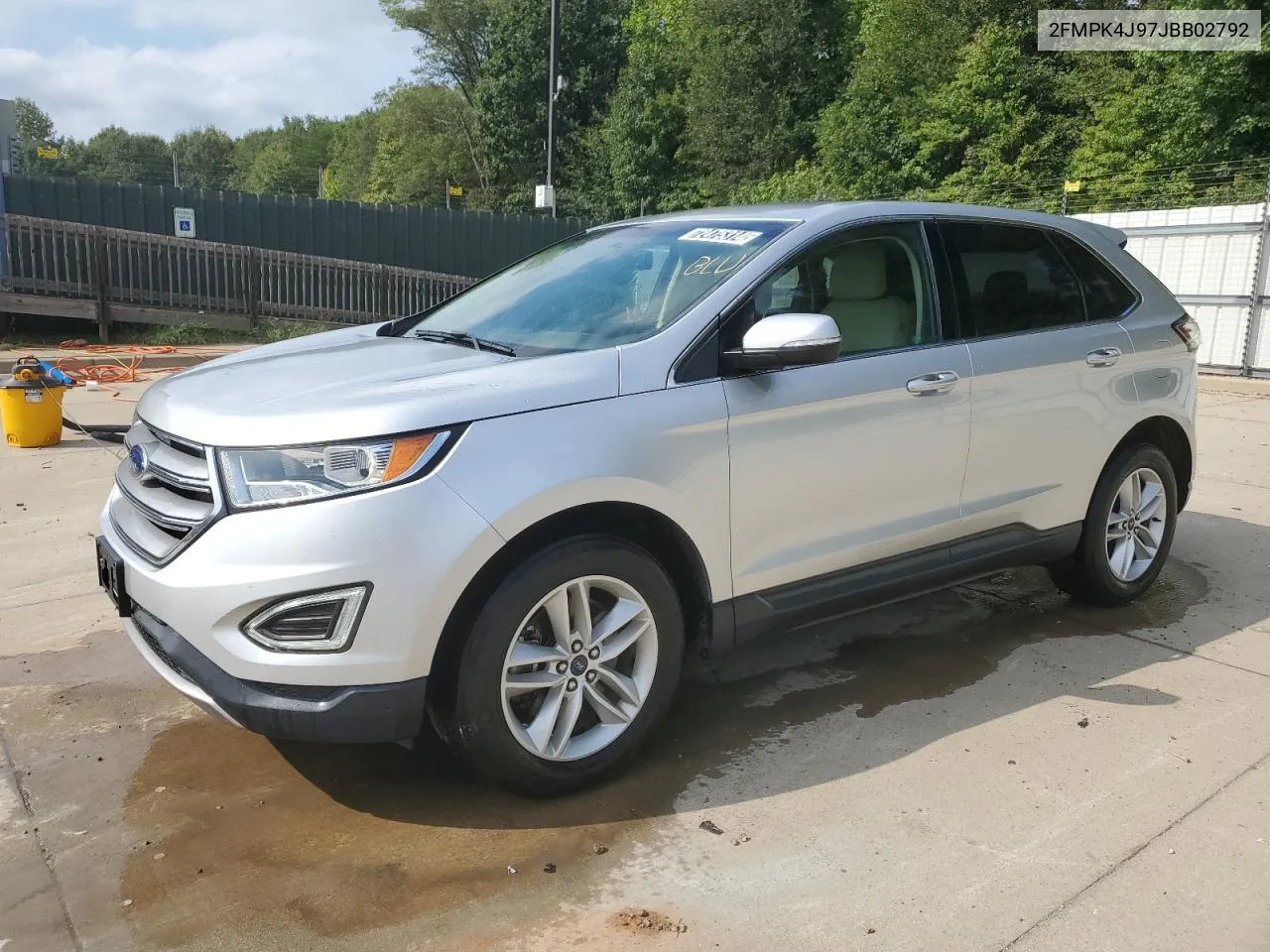 2018 Ford Edge Sel VIN: 2FMPK4J97JBB02792 Lot: 72475314