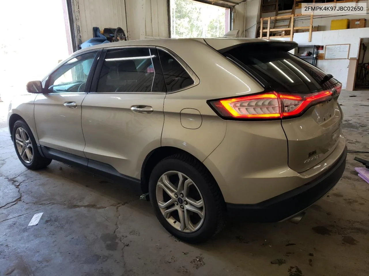 2018 Ford Edge Titanium VIN: 2FMPK4K97JBC02650 Lot: 72563134