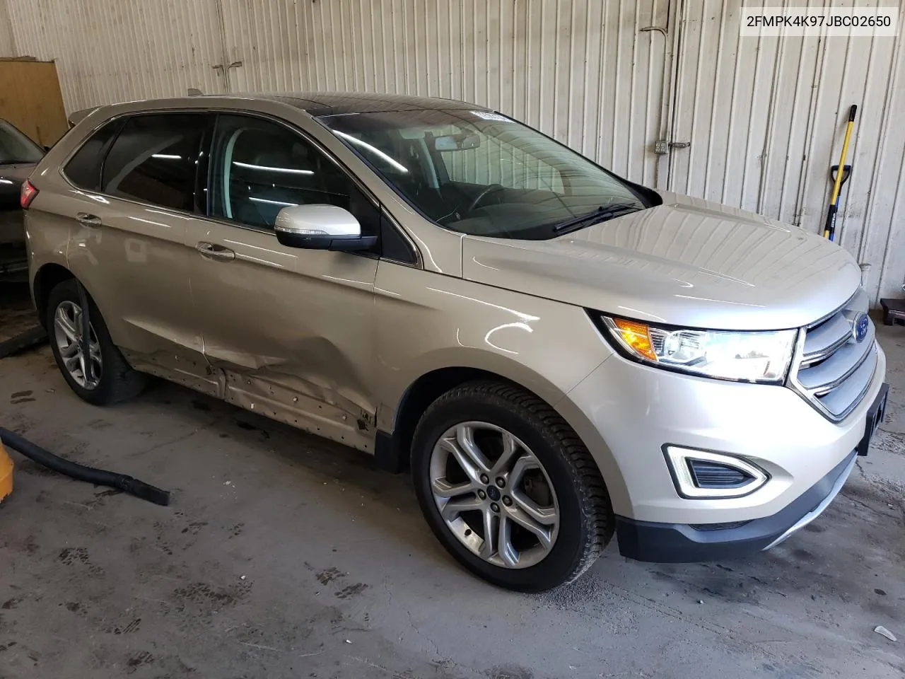 2018 Ford Edge Titanium VIN: 2FMPK4K97JBC02650 Lot: 72563134