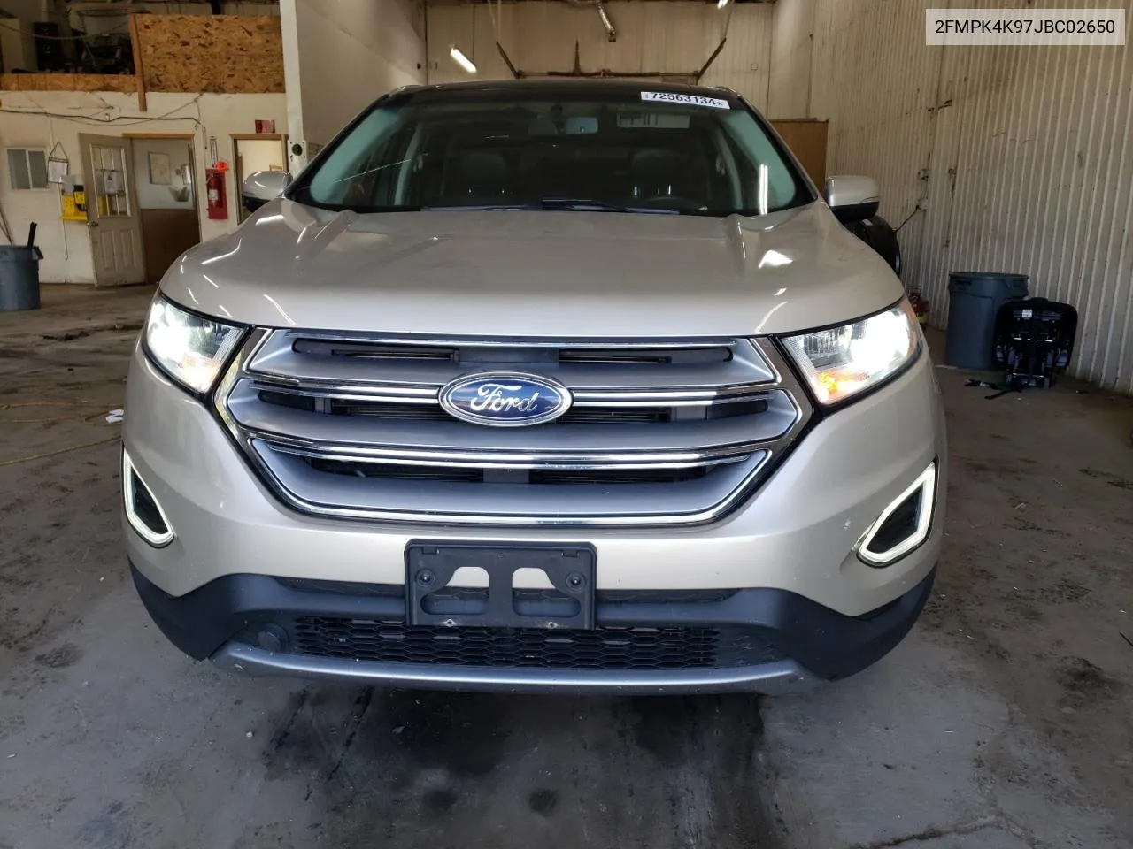 2018 Ford Edge Titanium VIN: 2FMPK4K97JBC02650 Lot: 72563134