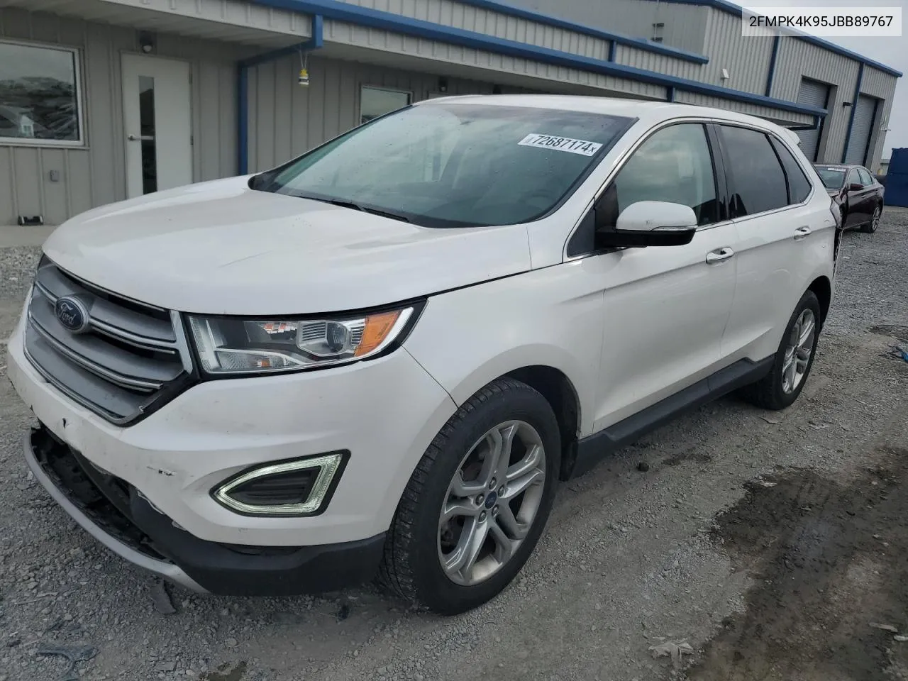 2018 Ford Edge Titanium VIN: 2FMPK4K95JBB89767 Lot: 72687174