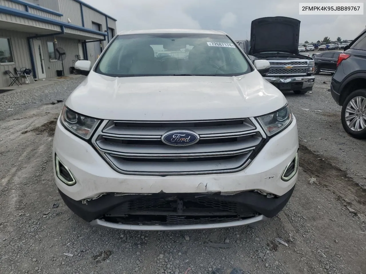 2018 Ford Edge Titanium VIN: 2FMPK4K95JBB89767 Lot: 72687174