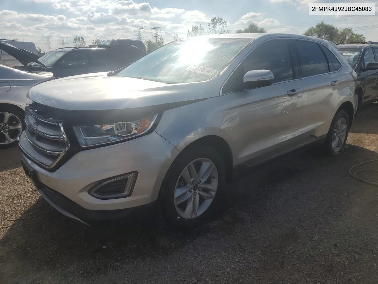 2018 Ford Edge Sel VIN: 2FMPK4J92JBC45083 Lot: 72749914