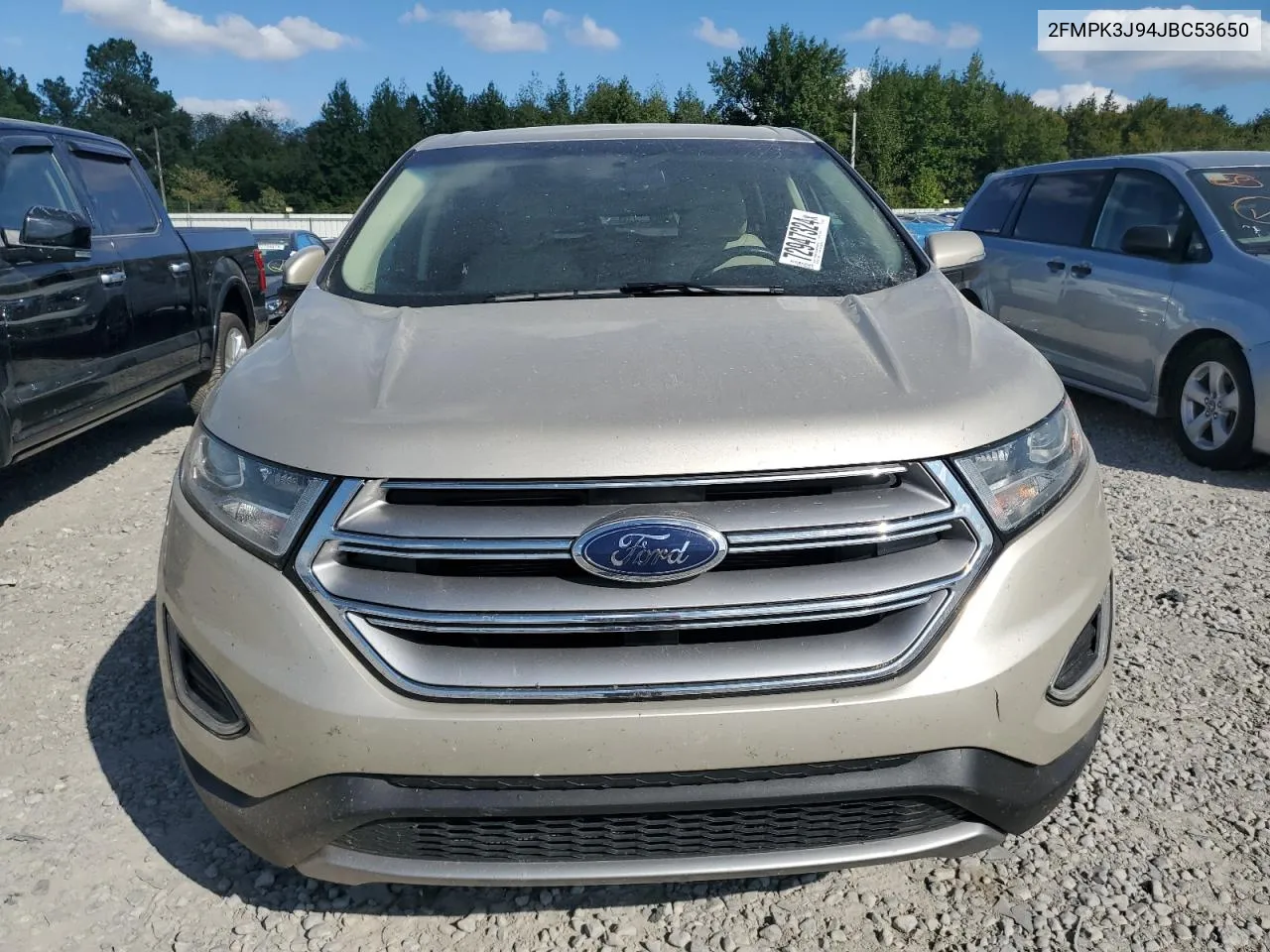 2018 Ford Edge Sel VIN: 2FMPK3J94JBC53650 Lot: 72947324