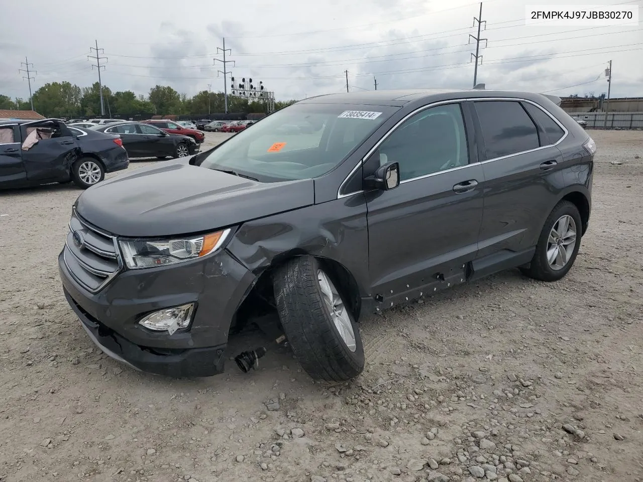 2018 Ford Edge Sel VIN: 2FMPK4J97JBB30270 Lot: 73035414