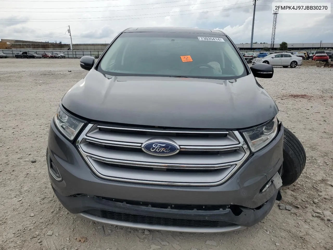 2018 Ford Edge Sel VIN: 2FMPK4J97JBB30270 Lot: 73035414