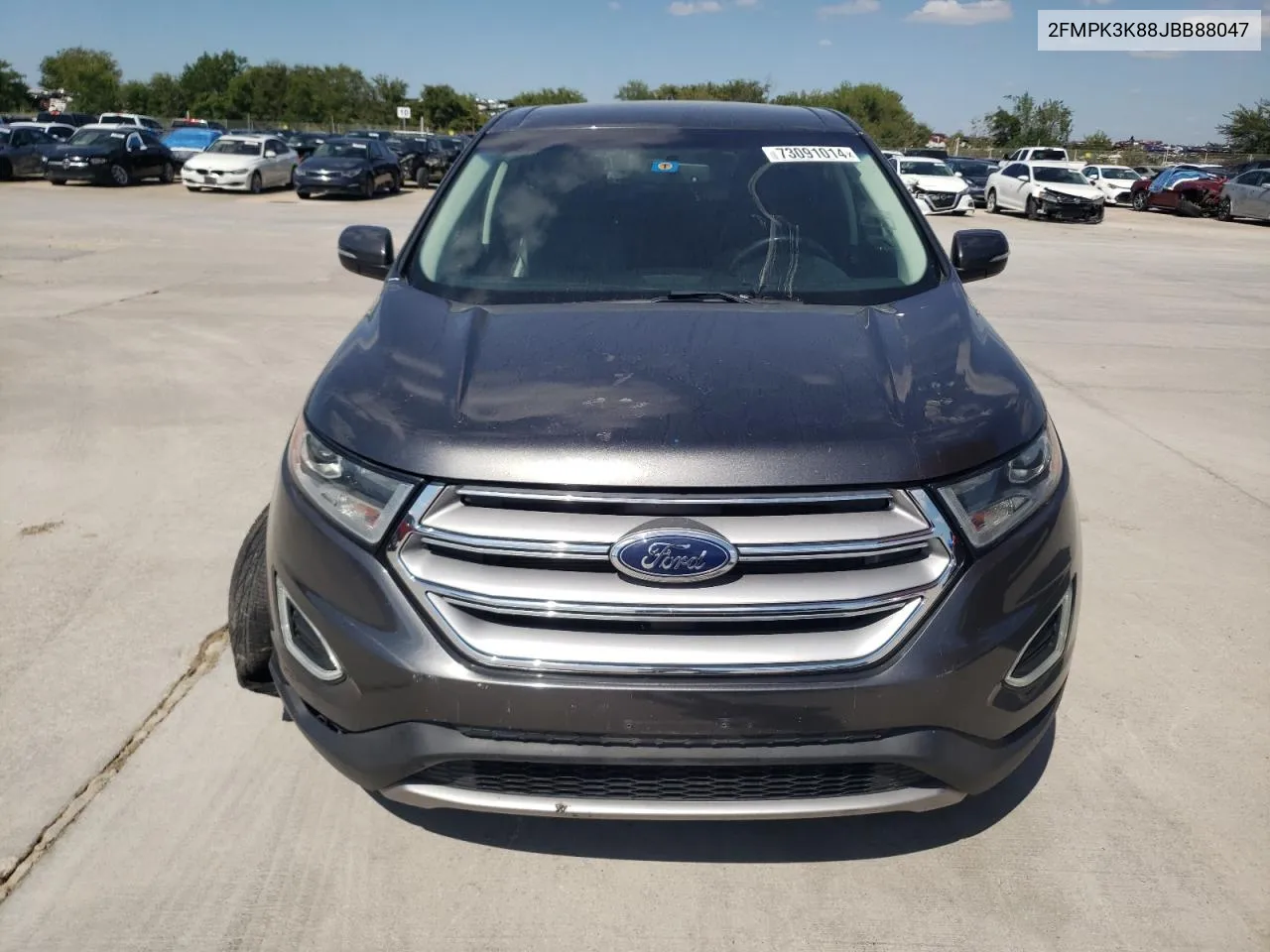 2018 Ford Edge Titanium VIN: 2FMPK3K88JBB88047 Lot: 73091014