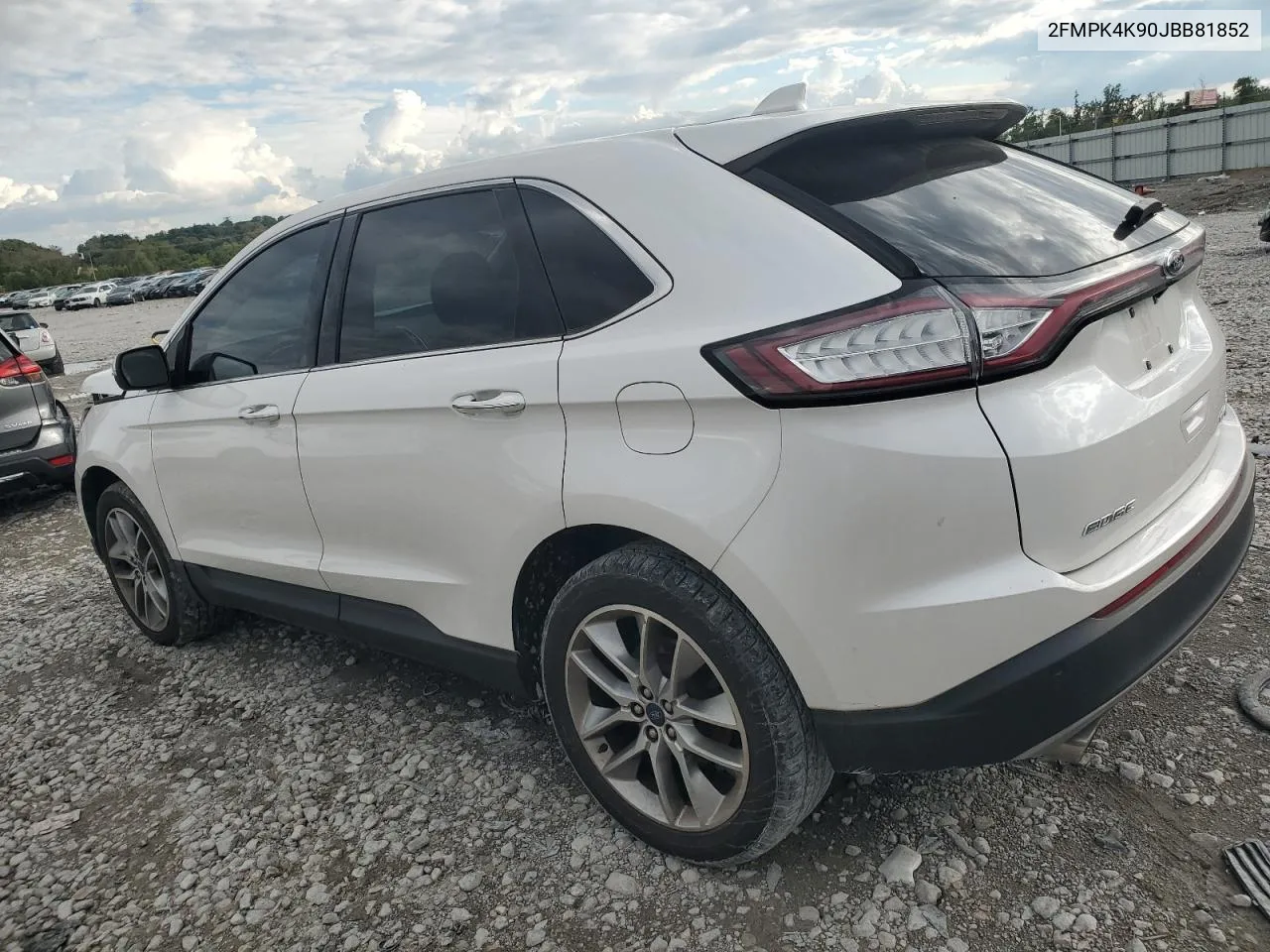 2018 Ford Edge Titanium VIN: 2FMPK4K90JBB81852 Lot: 73110264