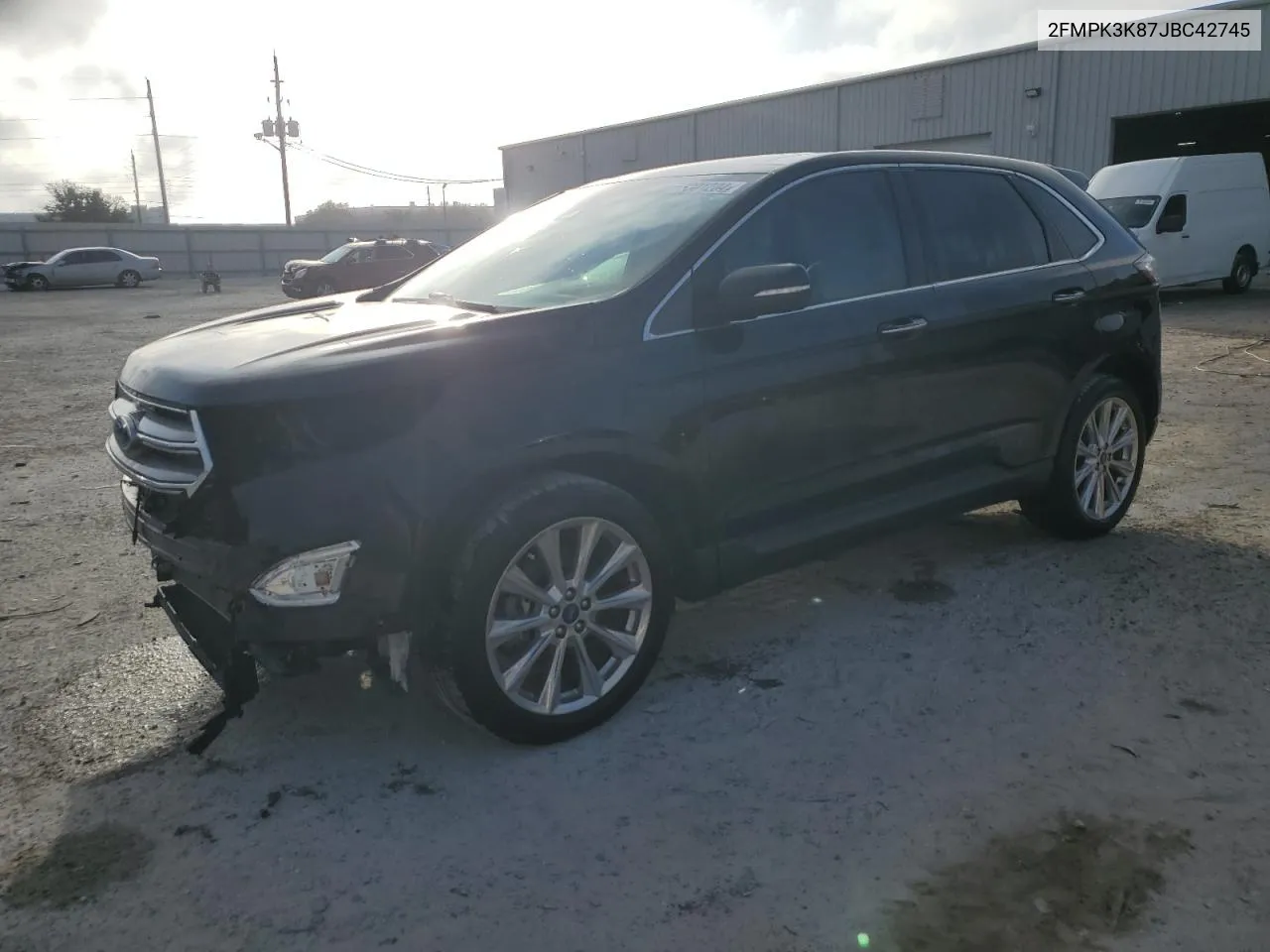 2018 Ford Edge Titanium VIN: 2FMPK3K87JBC42745 Lot: 73301204