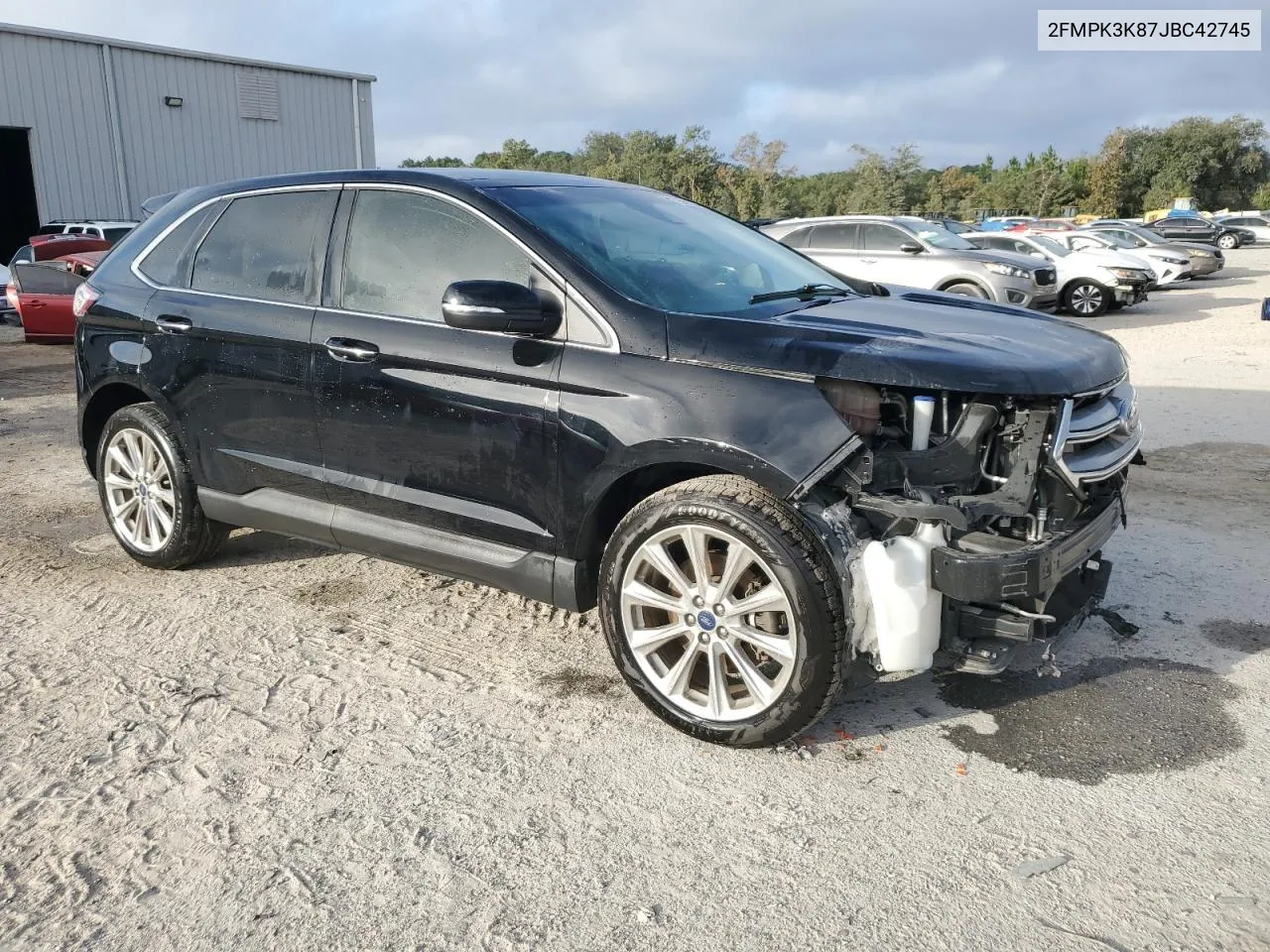 2018 Ford Edge Titanium VIN: 2FMPK3K87JBC42745 Lot: 73301204