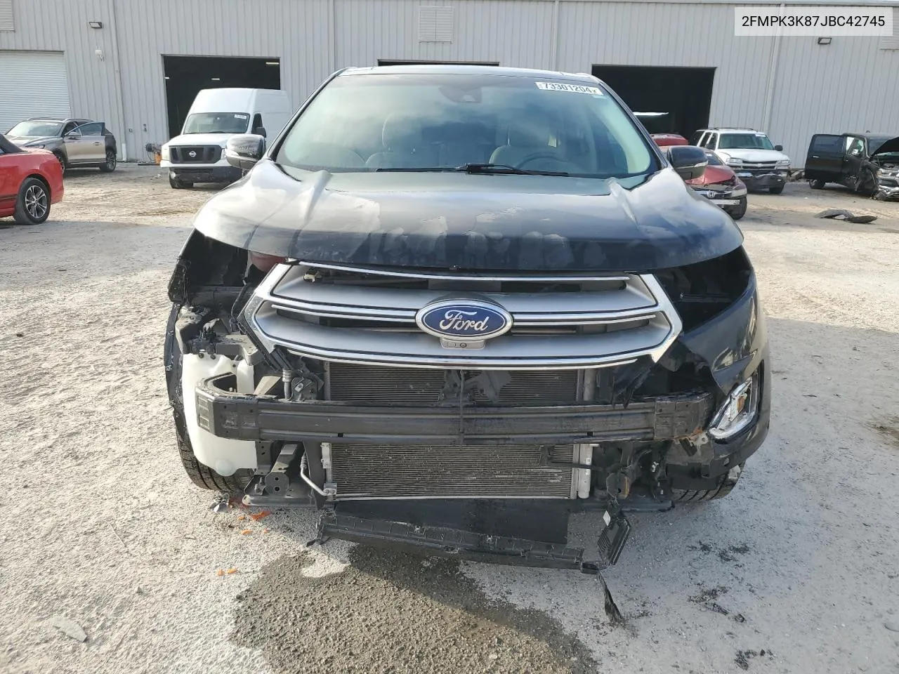 2018 Ford Edge Titanium VIN: 2FMPK3K87JBC42745 Lot: 73301204