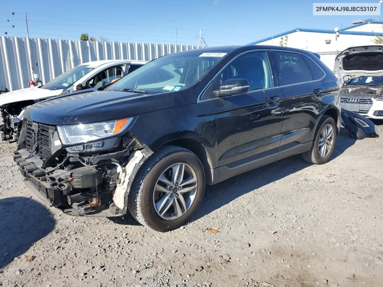 2018 Ford Edge Sel VIN: 2FMPK4J98JBC53107 Lot: 73407734