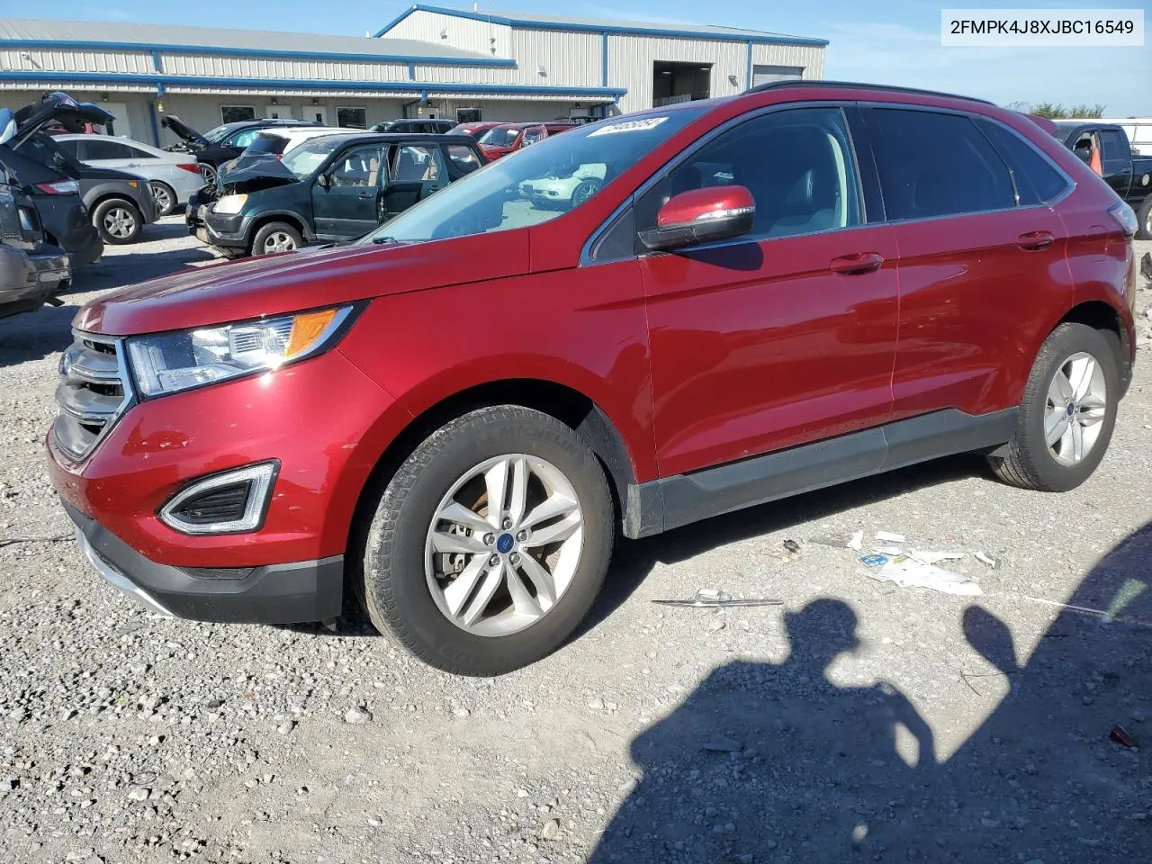 2018 Ford Edge Sel VIN: 2FMPK4J8XJBC16549 Lot: 73465054